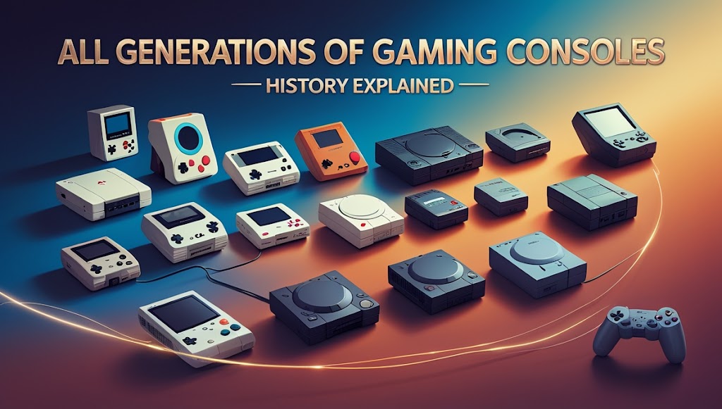 All Generations Of Gaming Consoles History Explained